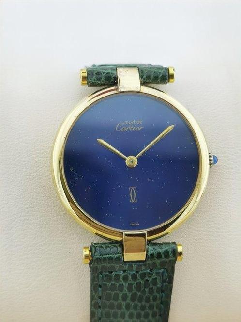 Cartier - Must de Cartier Vendôme Lapis Dial - Ref. 17 -, Sieraden, Tassen en Uiterlijk, Horloges | Heren