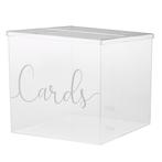 Tafeldecoratie Kaarten Box 25cm, Verzenden, Nieuw
