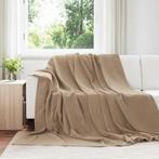 vidaXL Kleden 6 pcs Kameel 220 x 240 cm Fleece, Verzenden, Nieuw, Bruin