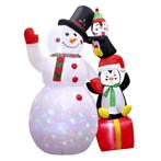 Tuin Kerst Decoratie | Sneeuwpop LED 180cm | IP44 | Laats..., Diversen, Ophalen of Verzenden, Nieuw