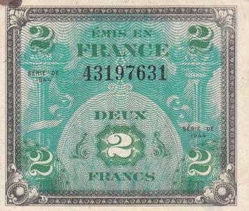 FRANCE P.114a - 2 Francs 1944 AU stain beschikbaar voor biedingen