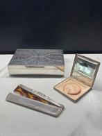 Doos (3) - .800 zilver - Doos, kam, spiegels