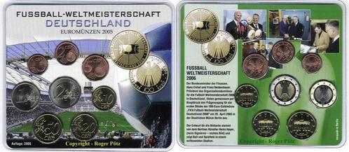 3,88 Euro 2005 Brd Kms zur 100 Euro goudMunt voetbal Wm 2..., Postzegels en Munten, Munten | Europa | Euromunten, Verzenden