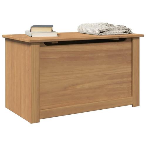 vidaXL Opbergkist met deksel Panama 79x42x46 cm massief, Huis en Inrichting, Woonaccessoires | Kisten, Nieuw, Verzenden