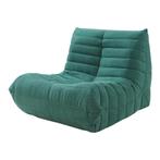 Relaxstoel Kodsø lounge fauteuil 75x90x100 cm microvezel gro, Verzenden, Nieuw