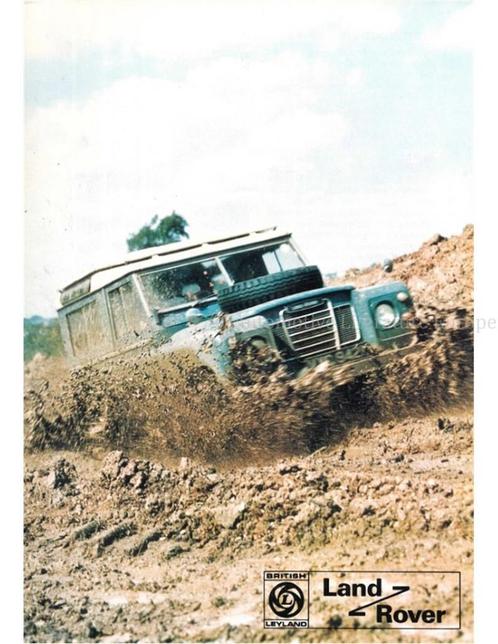 1974 LAND ROVER SERIES III BROCHURE ENGELS, Boeken, Auto's | Folders en Tijdschriften