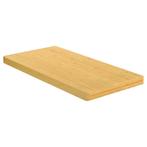 vidaXL Snijplank 100x50x4 cm bamboe, Huis en Inrichting, Keuken | Keukenbenodigdheden, Verzenden, Nieuw