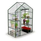 Tuinkas met 4 schappen - 140x70x195 cm - PVC, Tuin en Terras, Ophalen of Verzenden, Nieuw