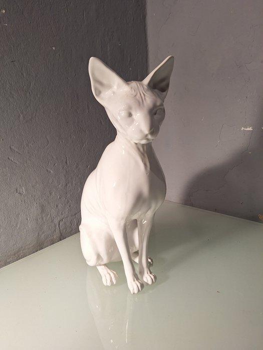 sculptuur, Gatto Sphynx - 40 cm - Keramiek, Antiek en Kunst, Antiek | Glas en Kristal