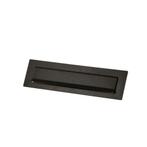 STOER! Briefplaat Rome 340x95mm staal - zwart, Tuin en Terras, Brievenbussen, Verzenden, Nieuw