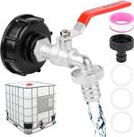 IBC Kraan - Universele 1000L Watertank Kraan met Adapter en, Verzenden, Nieuw