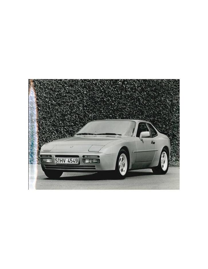 1988 PORSCHE 944 TURBO PERSFOTO, Boeken, Auto's | Folders en Tijdschriften, Porsche