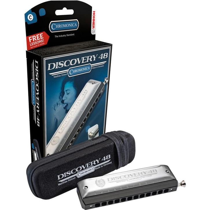 Hohner Discovery 48 C chromatische mondharmonica, Muziek en Instrumenten, Blaasinstrumenten | Mondharmonica's, Verzenden
