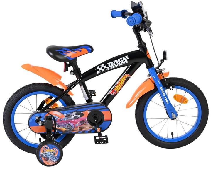 Hot Wheels Kinderfiets - Jongens - 14 inch - Zwart Oranje, Fietsen en Brommers, Fietsen | Kinderfietsjes, Nieuw, Verzenden