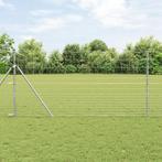 vidaXL Veldhek 1.2x10 m Gegalopeerd staal, Tuin en Terras, Verzenden, Nieuw, IJzer