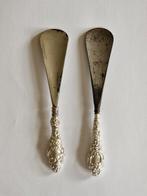 Gereedschapskist (2) - .925 zilver - Antieke schoenenlepels, Antiek en Kunst, Antiek | Goud en Zilver