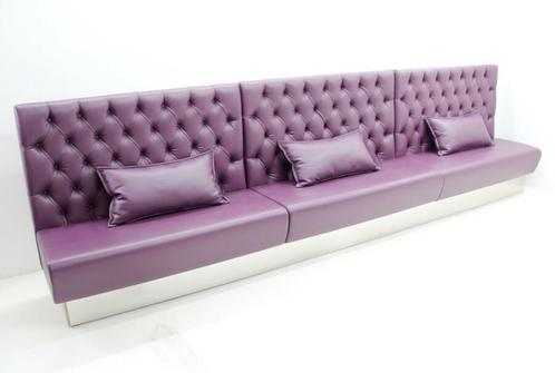 Treinbank Pedrali - 112x390x62cm (hxbxd) - paars - aluminium, Zakelijke goederen, Kantoor en Winkelinrichting | Kantoormeubilair en Inrichting