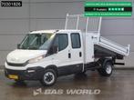 Iveco Daily 35C14 Kipper met Kist Dubbel Cabine Dubbellucht, Gebruikt, Euro 6, Iveco, Wit