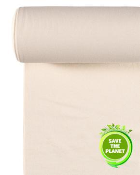 Boordstof Ecru 100% gerecycled, Hobby en Vrije tijd, Stoffen en Lappen, Overige kleuren, Nieuw