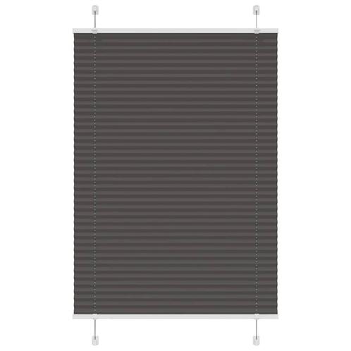 vidaXL Plissé rolgordijn 95x150 cm stofbreedte 94,4 cm, Huis en Inrichting, Stoffering | Gordijnen en Lamellen, Zwart, Nieuw, Verzenden