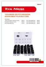 TM 305 Delige Assortiment Bekleding Clips  MIX Afdekdop, Verzenden, Nieuw