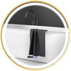 TRUUSK Ronde Badkamerspiegel 60cm LED Verlichting - Condensv, Huis en Inrichting, Woonaccessoires | Kunstplanten en Kunstbloemen
