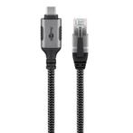 Goobay USB-C naar RJ45 LAN kabel | USB3.0 | CAT6 |, Nieuw, Ophalen of Verzenden