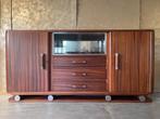 Gaston Poisson - Buffetkast - Mahonie, Metaal, Glas, Antiek en Kunst
