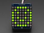 Small 1.2 inch 8x8 LED Matrix w/I2C Backpack - Groen  Ada..., Nieuw, Verzenden