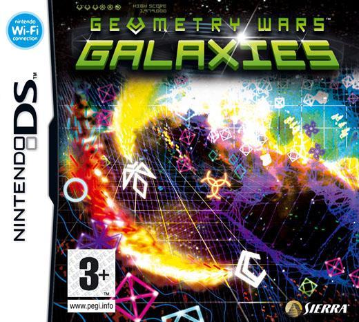 Geometry Wars Galaxies-Standaard (NDS) Gebruikt, Spelcomputers en Games, Games | Nintendo DS, Zo goed als nieuw, Ophalen of Verzenden