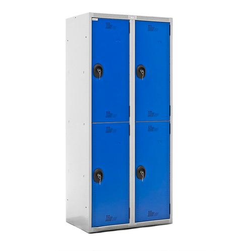 Gebruikte lockerkasten 4 deuren (cilindersluiting), Huis en Inrichting, Kasten | Lockerkasten, Gebruikt, Ophalen of Verzenden