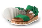 Rieker Sandalen in maat 37 Groen | 10% extra korting, Verzenden, Sandalen of Muiltjes, Zo goed als nieuw, Groen