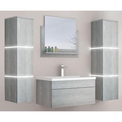 Badkamermeubel Buto Double 80CM (Badkamermeubels), Huis en Inrichting, Badkamer | Badkamermeubels, Nieuw, Ophalen of Verzenden