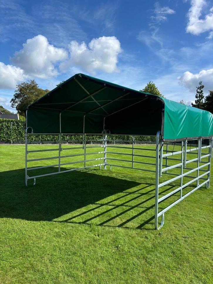 NEW! Schuilstal 3.60 * 4.00 mtr. € 1849!, Dieren en Toebehoren, Stalling en Weidegang, Opfok, Stalling, Weidegang, Toebehoren