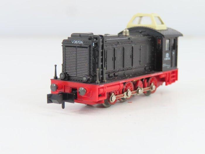 Minitrix N - 12625 - Diesellocomotief (1) - V 36 zwart met, Hobby en Vrije tijd, Modeltreinen | N-Spoor