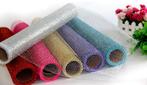 Decomesh met glitter 50 cm. rol 5 yard - lila-violet c, Hobby en Vrije tijd, Knutselen, Ophalen of Verzenden, Nieuw