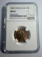 Nederland. Wilhelmina. 10 Gulden 1898, Postzegels en Munten, Munten | Nederland