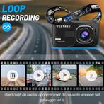 2dekans | VERTREX Dashcam voor Auto 1080P Full HD - Voor en, Ophalen of Verzenden, Zo goed als nieuw