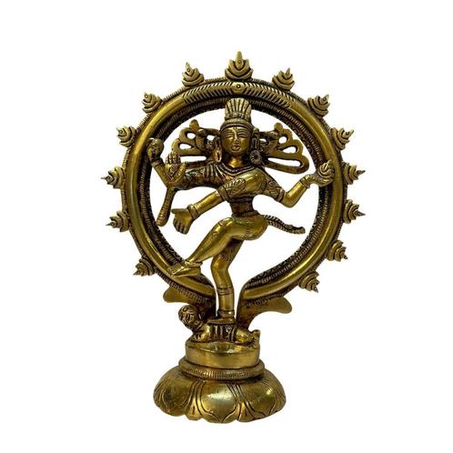 Beeld Shiva Nataraj Klein Enkele Ring - Messing, Sport en Fitness, Gezondheidsproducten en Wellness, Nieuw