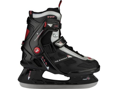 Nijdam IJshockeyschaats - Semi-Softboot - Zwart/Zilver -, Huis en Inrichting, Woonaccessoires | Overige, Zo goed als nieuw, Verzenden