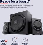 Trust Yuri - PC 2.1 Speakerset - met Subwoofer - Zwart, Computers en Software, Pc speakers, Verzenden, Zo goed als nieuw