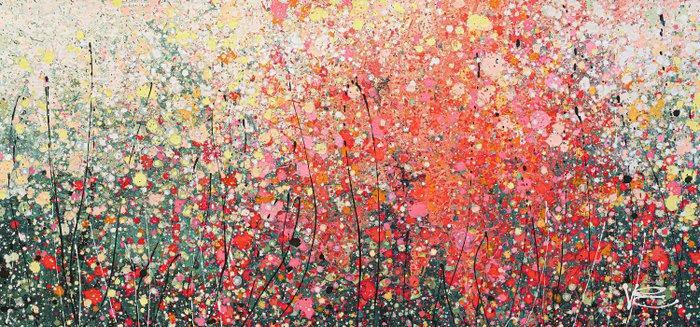 Violeta Endo - Heart Catcher . XXL, Antiek en Kunst, Kunst | Schilderijen | Modern