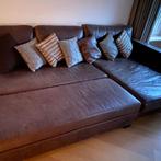 (MDK-107134) DIEZ lederen loungesofa met lounge eiland, Huis en Inrichting, Stoelen, Ophalen of Verzenden, Gebruikt