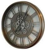 Countryfield Wandklok Kensington metaal - Grijs 54 cm, Ophalen of Verzenden, Nieuw