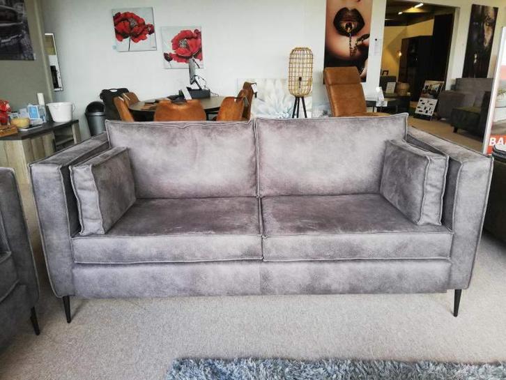 Borne Bankstel - rechte banken - Zilver, Huis en Inrichting, Banken | Bankstellen, Nieuw, Stof