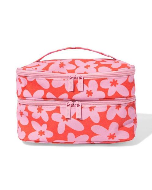 HEMA Beauty case bloem van €9.99 voor €7.49 sale, Sieraden, Tassen en Uiterlijk, Uiterlijk | Cosmetica en Make-up, Nieuw, Verzenden