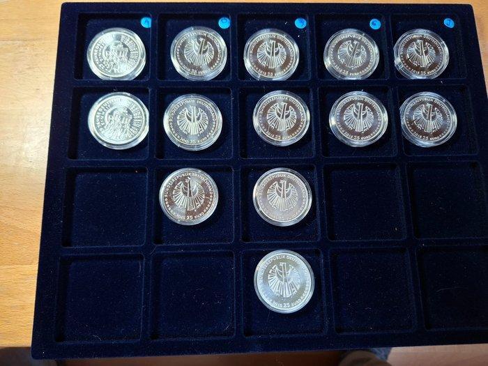 Duitsland. 25 Euro 2015 (13 Münzen), Postzegels en Munten, Munten | Europa | Euromunten