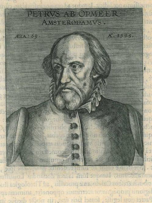 Portrait of Petrus van Opmeer, Antiek en Kunst, Kunst | Etsen en Gravures