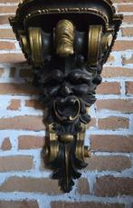 Wandrek (2) - Hout - Stel beeldhouwwerken