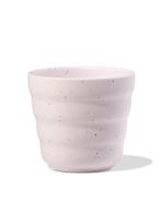 HEMA Mok 200ml aardewerk ribbels spikkels roze, Verzenden, Nieuw
